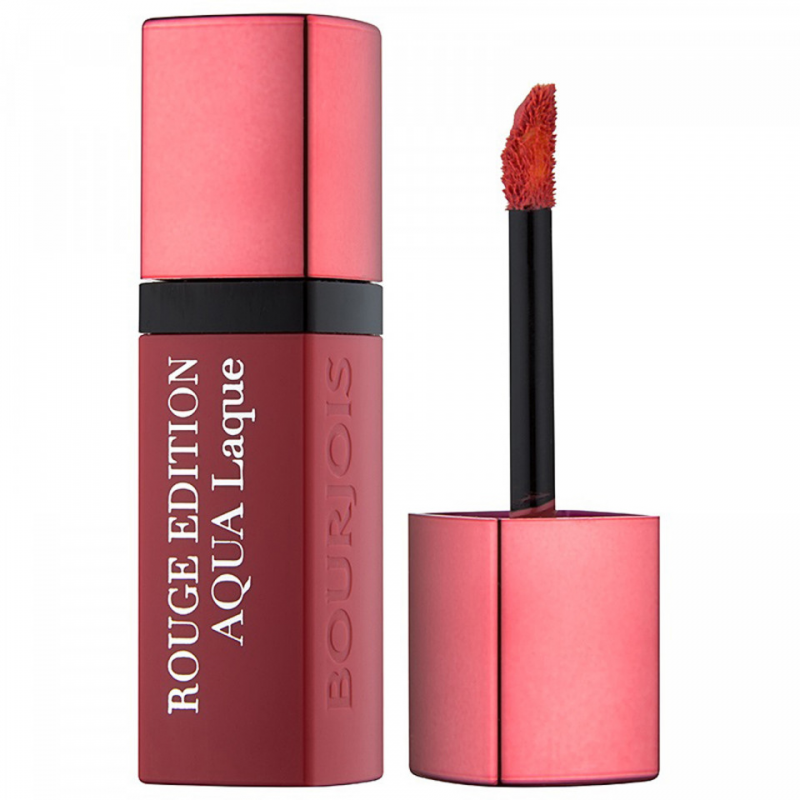 Ruj de buze lichid Bourjois Rouge Edition Aqua Laque, Nuanta 01 Appechissant