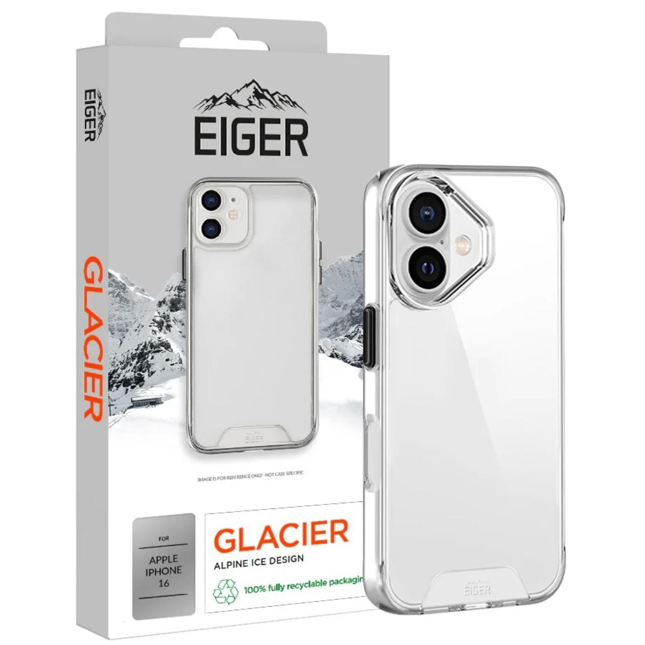 Eiger Husa Glacier Case iPhone 16 Clear