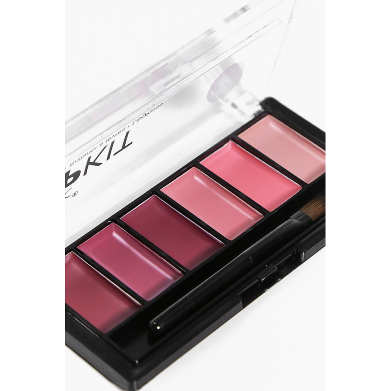 Set 6 rujuri de buze Technic Lip Kit Bare Faced