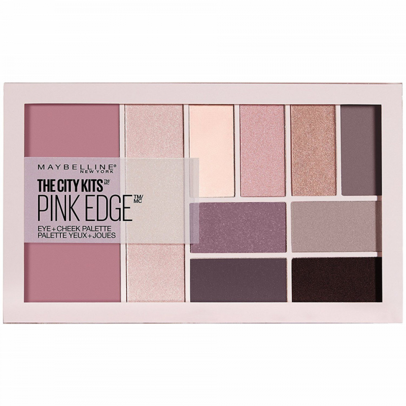 Paleta multifunctionala farduri de ochi si obraz Maybelline The City Pink Edge