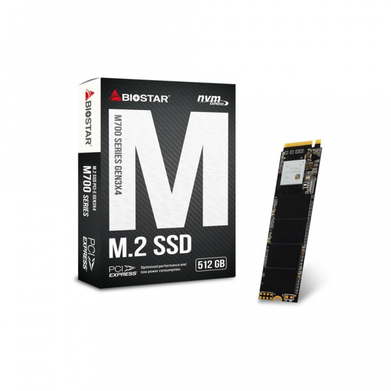 SSD M.2 Biostar M700, 512 GB, PCIe Gen 3 x 4