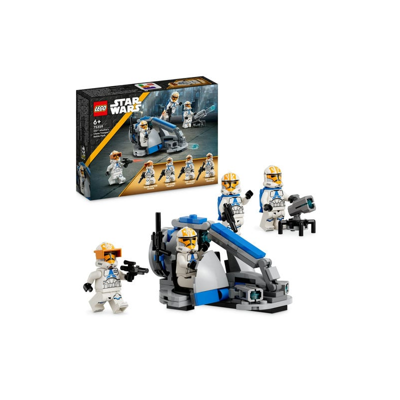 lego star wars iii the clone wars Set LEGO Star Wars - Pachet de lupta Clone Trooper al lui Ahsoka din Compania 332 (75359)