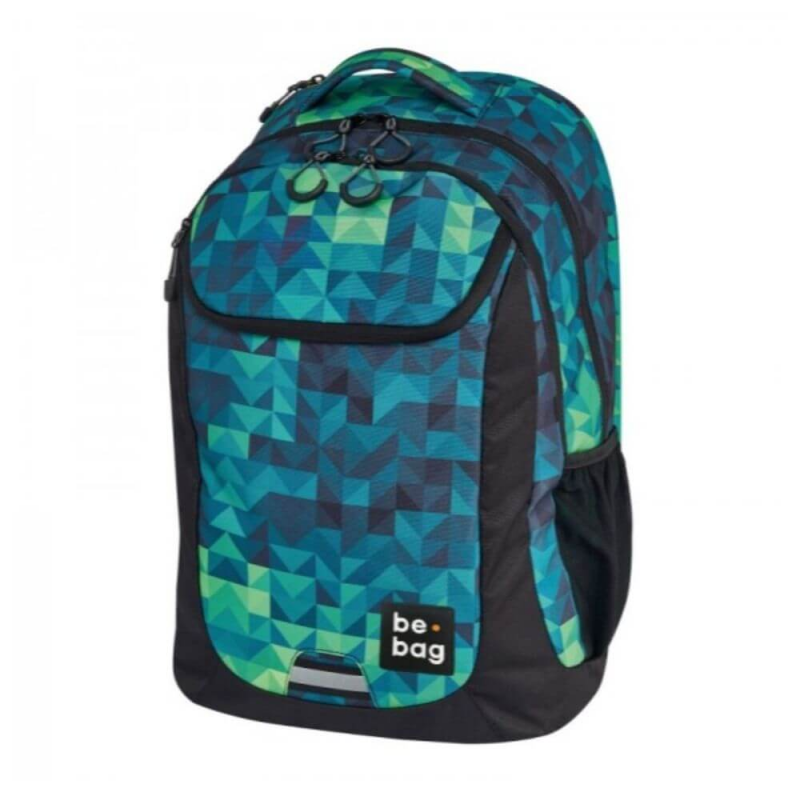 Rucsac Be.bag, Model Be.active, Dimensiune 46x31x22 Cm, Motiv Magic Triangle + Stilou