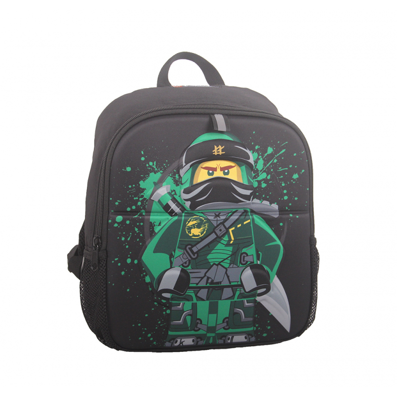 Rucsac Negru Lego M-line - Design Verde Ninjago Lloyd