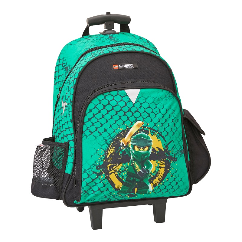 Troller/rucsac Lego V-line - Design Ninjago Green