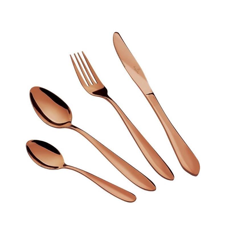 Set tacamuri 24 piese Rose Gold lucios Berlinger Haus BH 2623