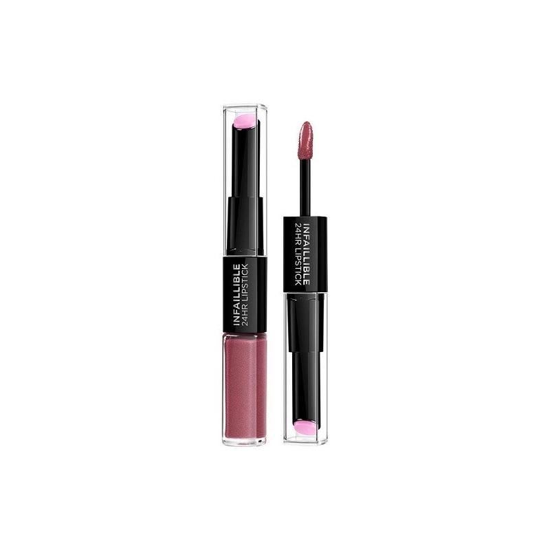 Ruj de Buze Rezistent la Transfer, Loreal Paris, Infaillible 24H, 209 Violet Parfait, 5.6 ml