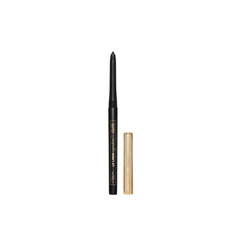 Creion de Ochi Dermatograf, Loreal, Le Liner Signature Eyeliner, Retractabil, 01 Noir Cashmere