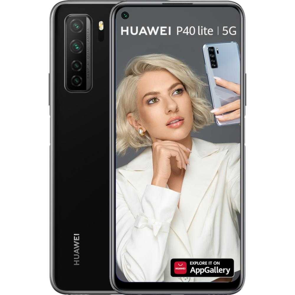 huawei p40 lite ds 6gb 128gb black Telefon mobil Huawei P40 Lite 5G, 128GB, 6GB, Dual SIM, Midnight Black