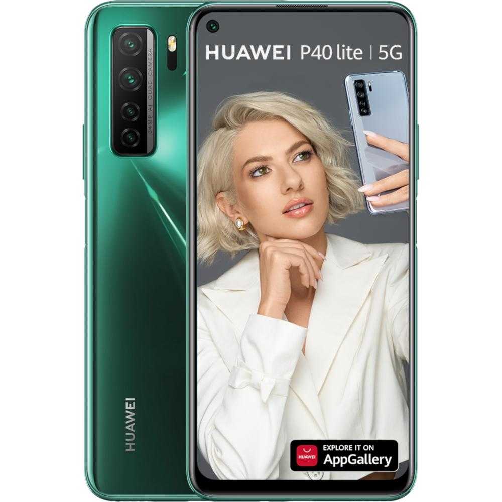 huawei p40 lite ds 6gb 128gb black Telefon mobil Huawei P40 Lite 5G, 128GB, 6GB, Dual SIM, Crush Green