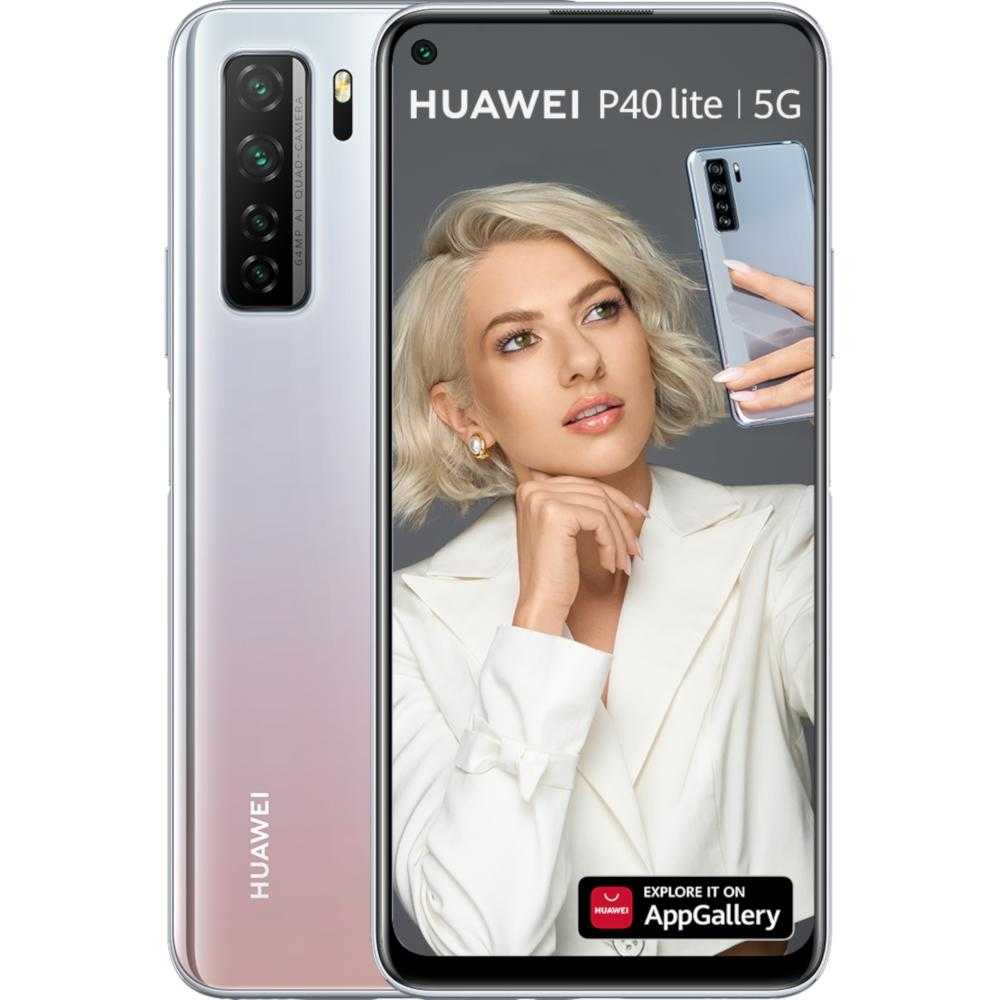 huawei p40 lite ds 6gb 128gb black Telefon mobil Huawei P40 Lite 5G, 128GB, 6GB, Dual SIM, Space Silver