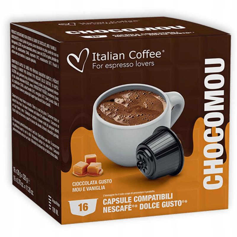 Chocomou, 64 capsule compatibile Nescafe Dolce Gusto, Italian Coffee