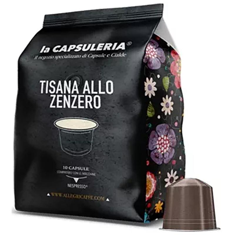 Ceai de Ghimbir, 10 capsule compatibile Nespresso, La Capsuleria
