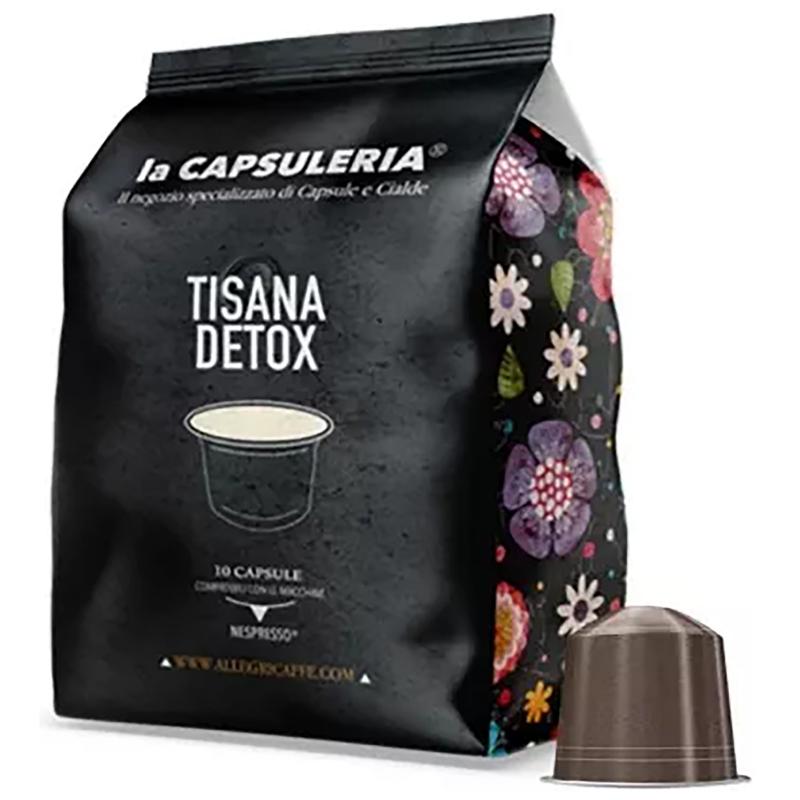 Ceai de Plante Detoxifiant, 10 capsule compatibile Nespresso, La Capsuleria