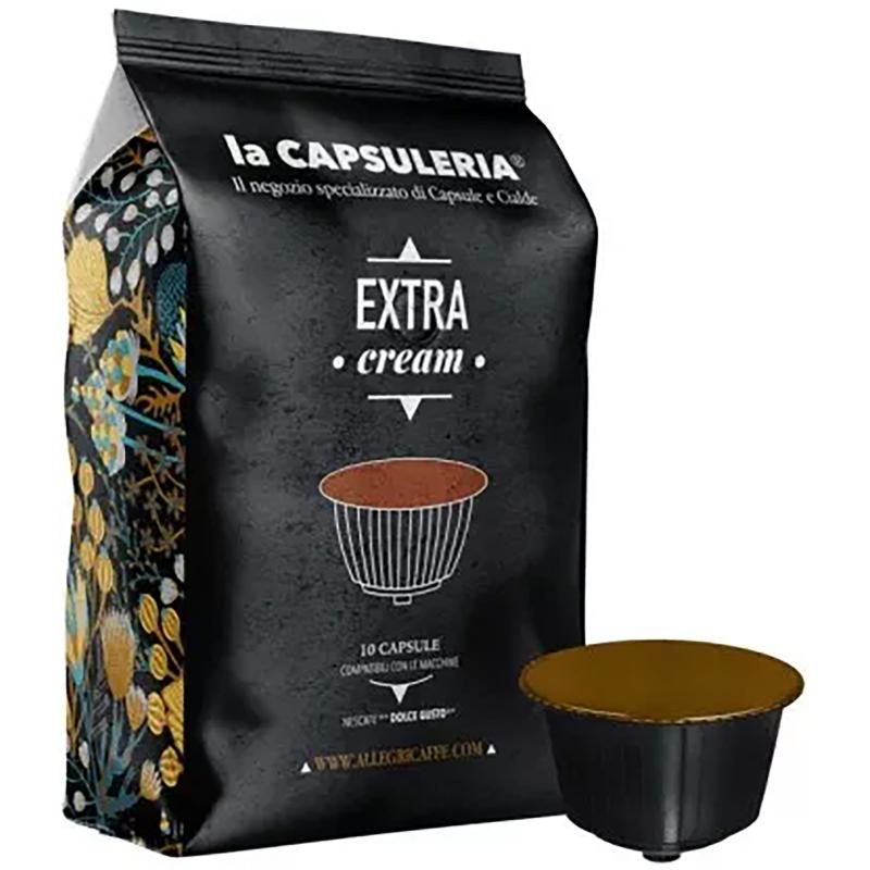 aparat de cafea cu capsule dolce gusto Cafea Extra Cream, 100 capsule compatibile Dolce Gusto, La Capsuleria