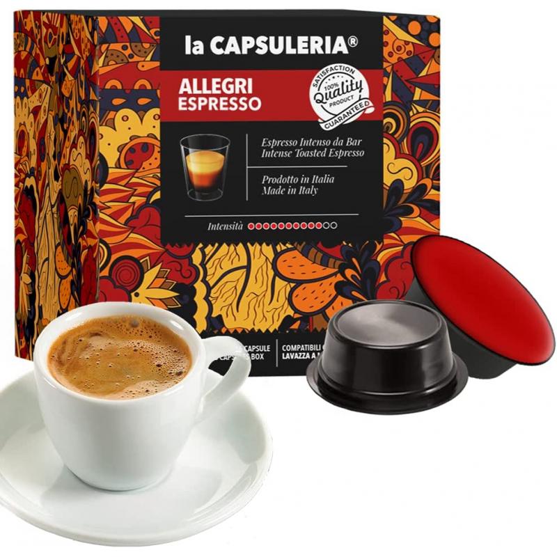 Cafea Allegri Mio, 128 capsule compatibile Lavazza a Modo Mio, La Capsuleria