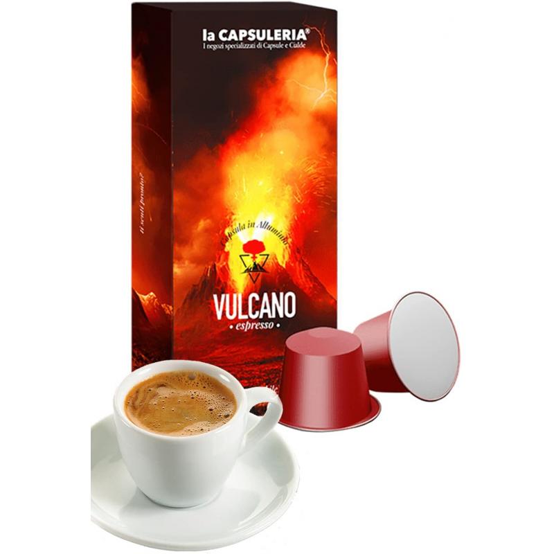 Cafea Vulcano, 100 capsule compatibile Nespresso, La Capsuleria