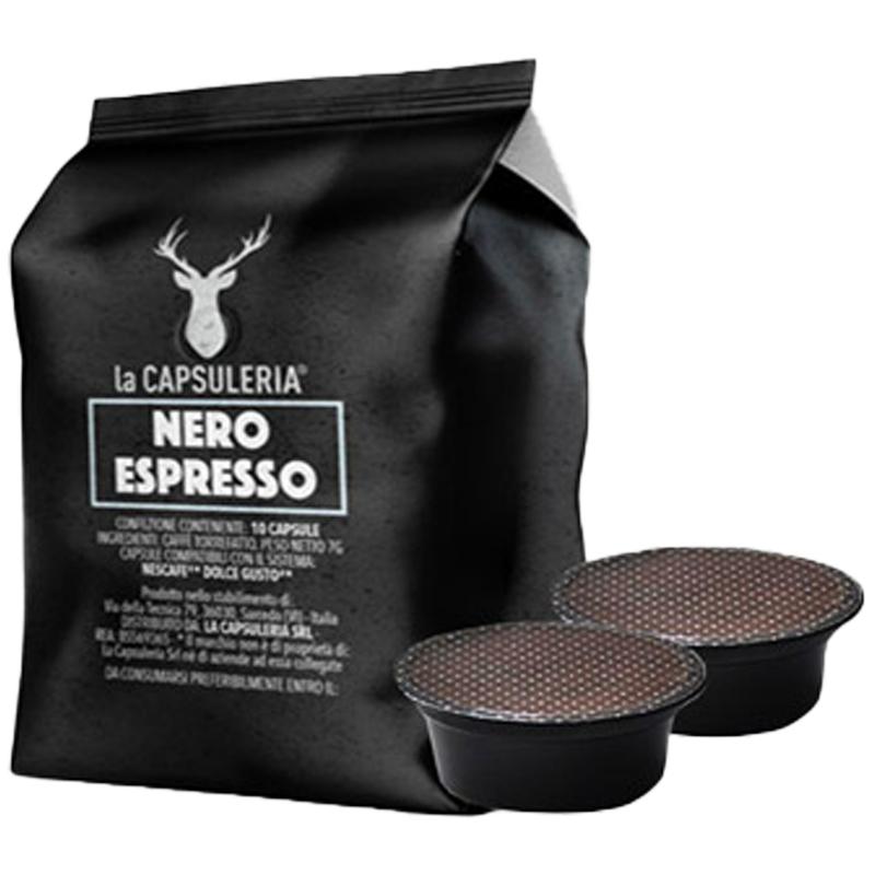 Cafea Nero Mio, 10 capsule compatibile Lavazza a Modo Mio, La Capsuleria