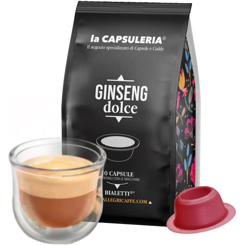 Ginseng Dulce, 80 capsule compatibile Bialetti, La Capsuleria