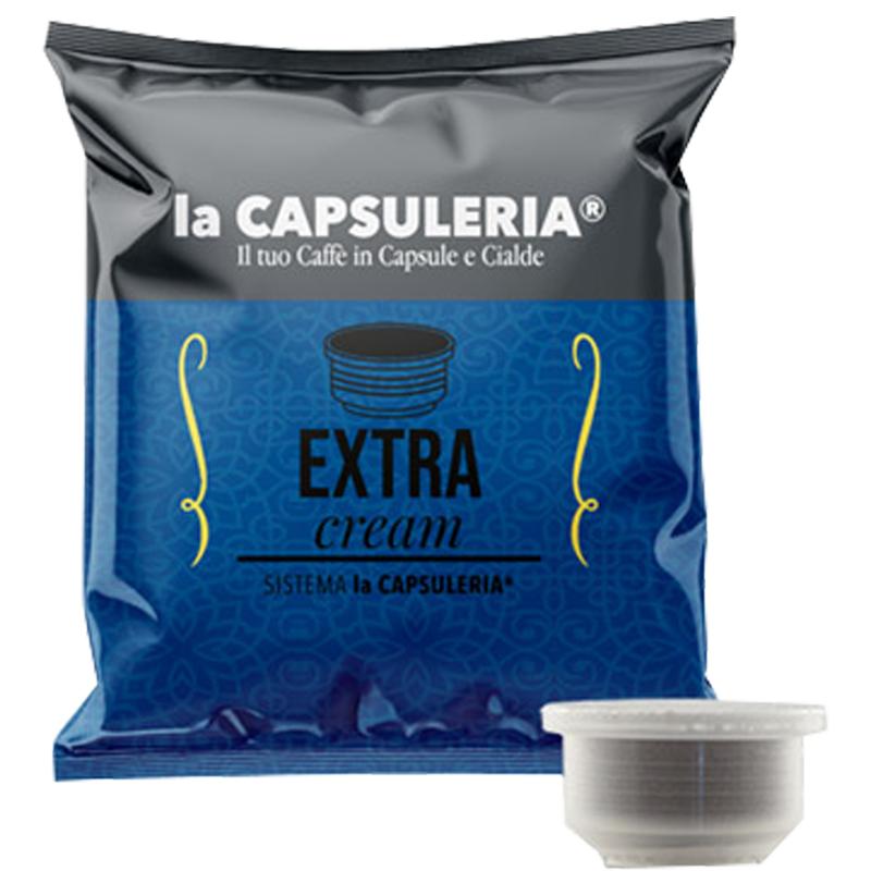 Cafea Extra Cream, 100 capsule compatibile Capsuleria, La Capsuleria