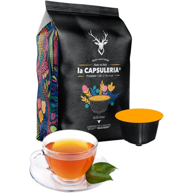 Ceai de Musetel, 10 capsule compatibile Dolce Gusto, La Capsuleria