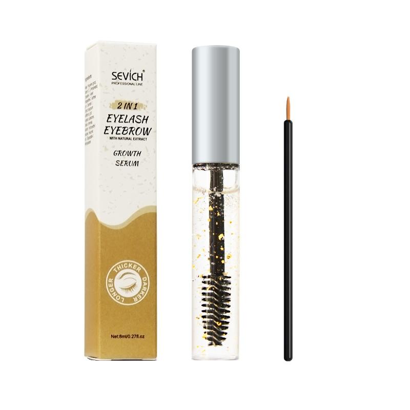 Ser 2 in 1 pentru Cresterea Genelor si a Sprancenelor, Sevich, 8ml