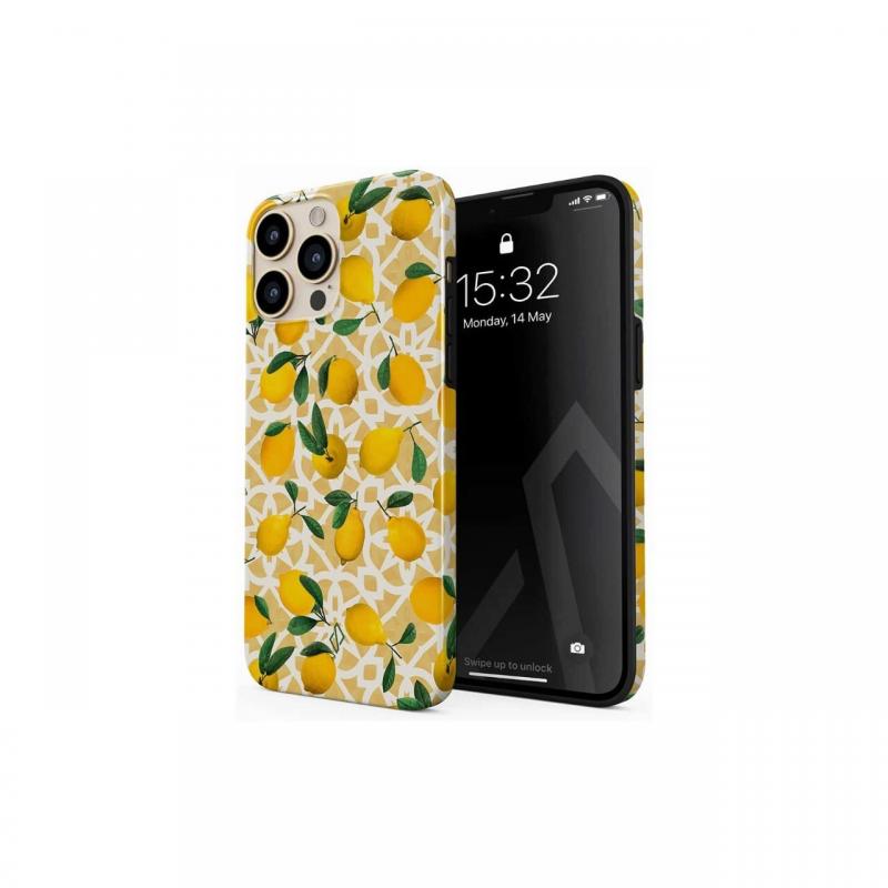 Husa iPhone 13 Pro Burga Dual Layer Lemon Juice