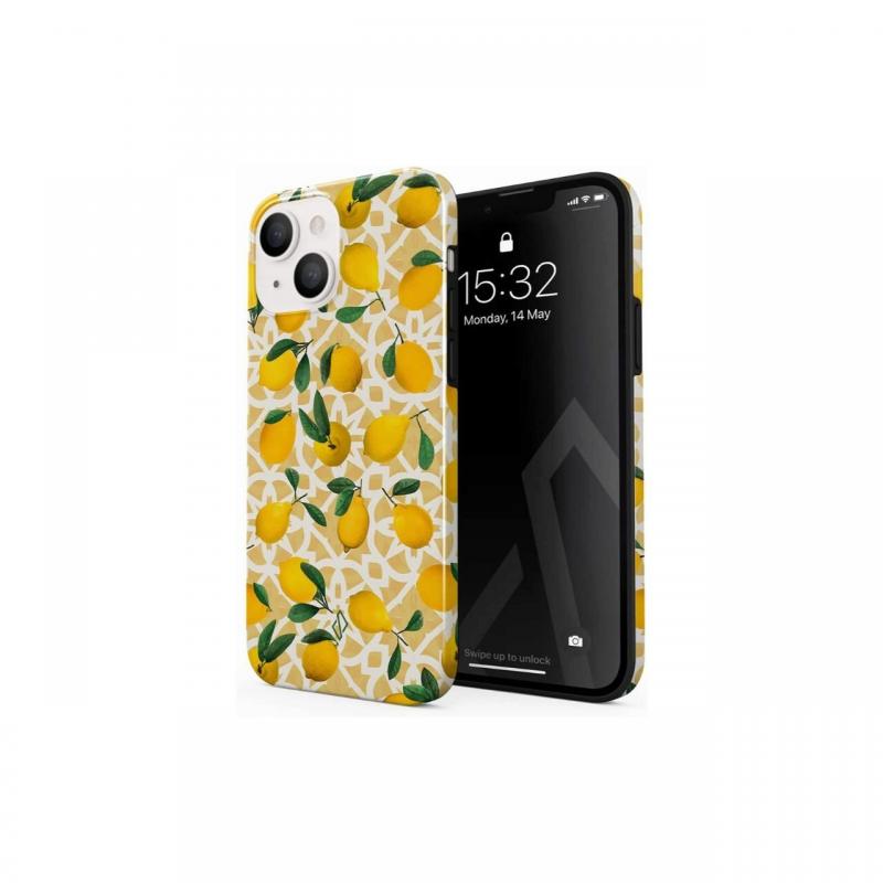 Husa iPhone 14 Burga Dual Layer Lemon Juice