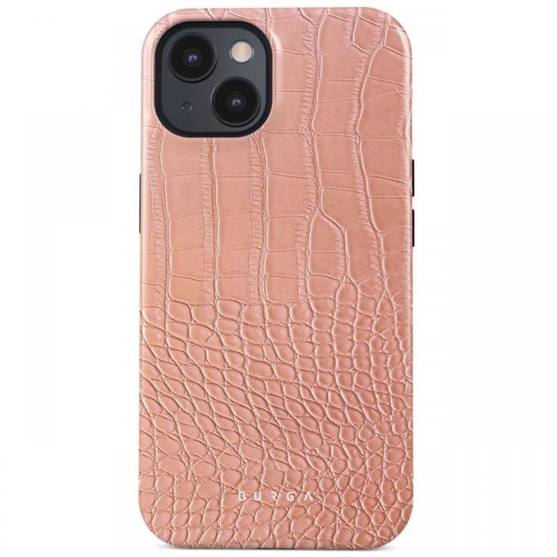 Burga Husa Dual Layer Pink Croco iPhone 15