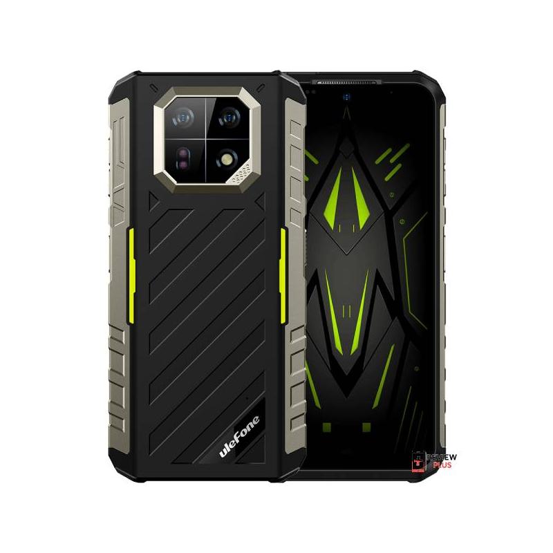 Telefon mobil Ulefone Armor 22 Verde, 4G, IPS 6.58" 120Hz, 64MP, Night Vision, 8GB+8GB RAM extensibil, 256GB ROM, Helio G96, NFC, Dual SIM