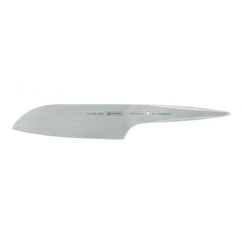 Cutit Santoku, 17,8 cm, excelent pentru legume Chroma Type 301 by F.A. Porsche P-02