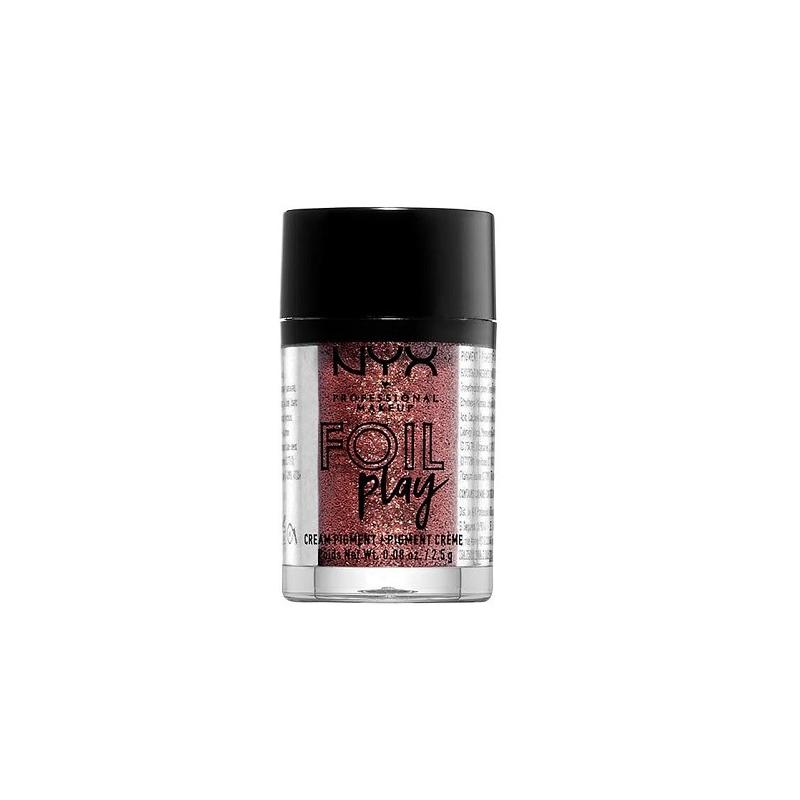 Pigment Fard Pleoape, NYX, Foil Play Cream Pigment, 12 Red Armor, 2.5 g