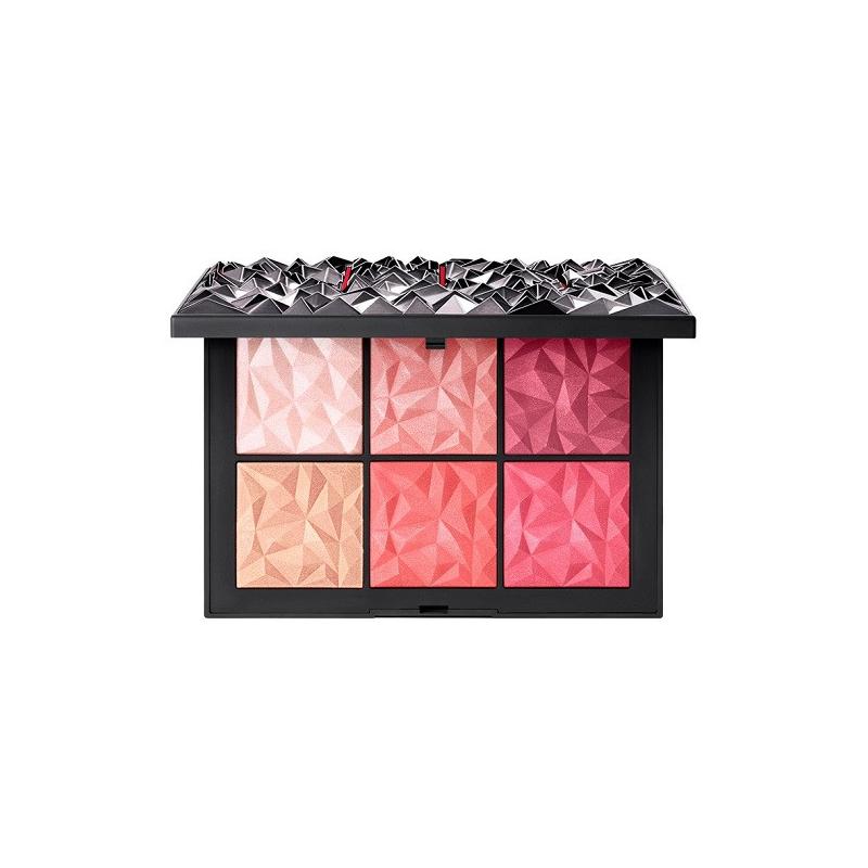 Paleta 6 farduri de obraz iluminatoare, NARS, Cheek Palette, Hot Tryst, 18 g