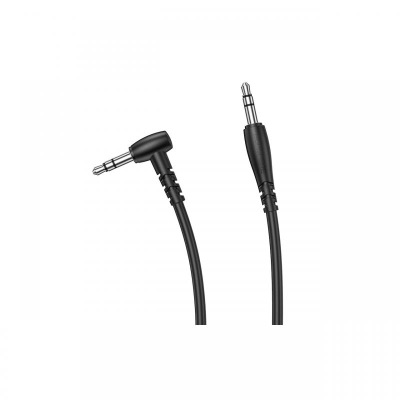 Cablu Borofone BL10 Jack 3.5mm la Jack 3.5mm, 1m, Negru