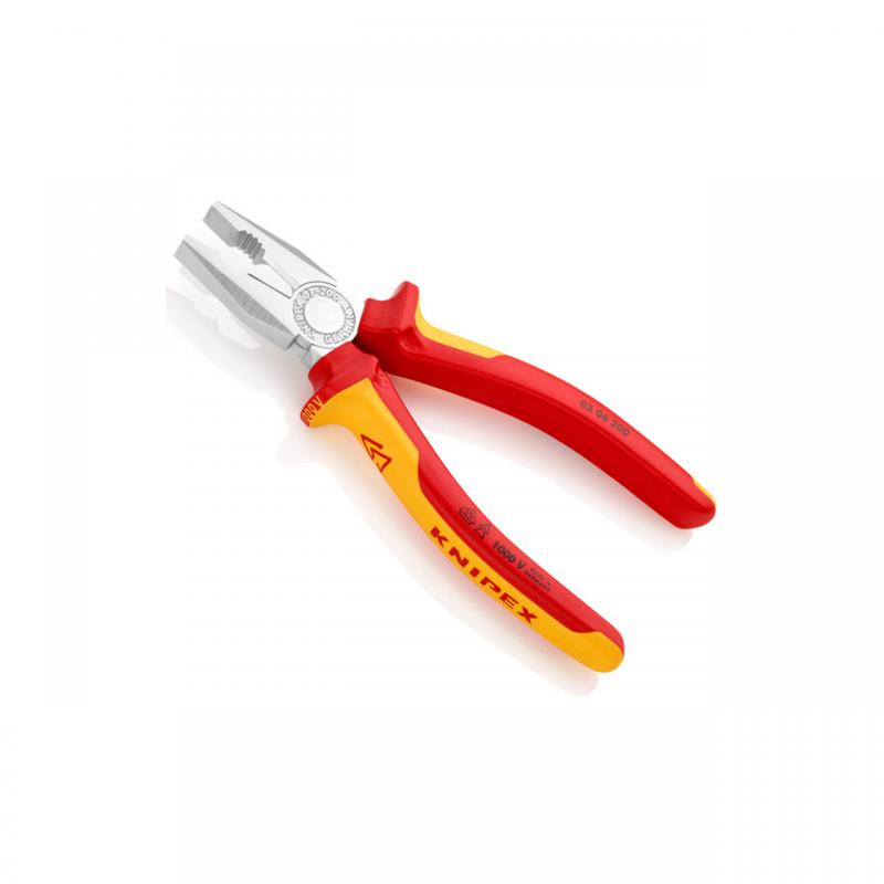 Cleste combinat universal (patent), izolat 1000V, VDE, 200 mm, Knipex