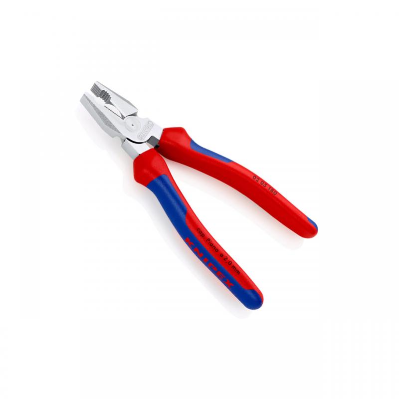 Cleste combinat universal (patent) cu parghie mare, 180 mm, maner bicomponent Knipex