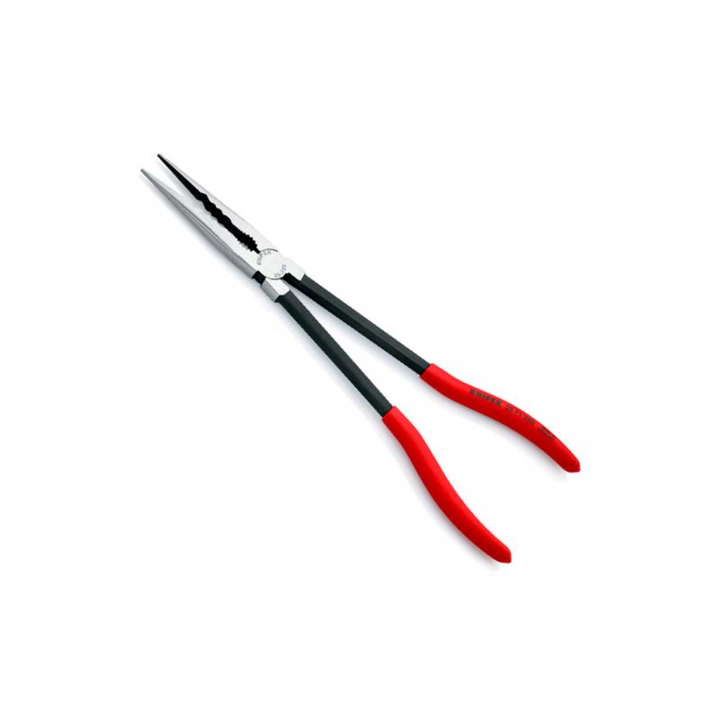 Cleste pentru montaj, cu cioc lung drept si profile transversale, 280 mm, Knipex