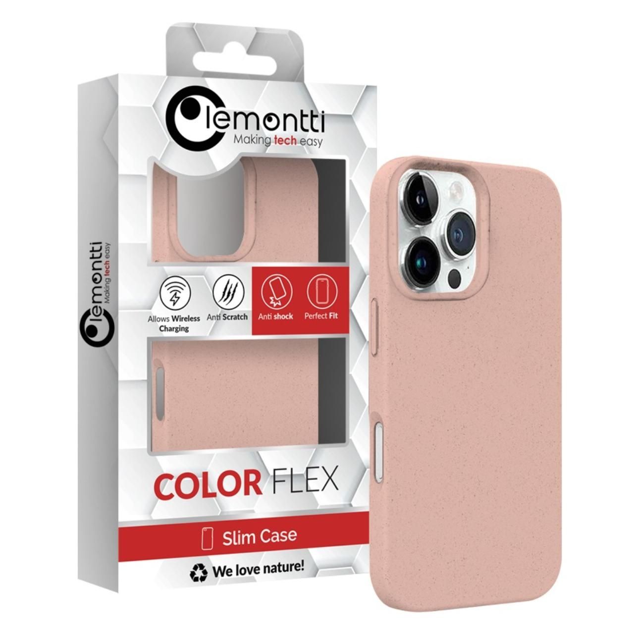 Lemontti Husa Multiple Color Wheat MagSafe iPhone 16 Pro Roz