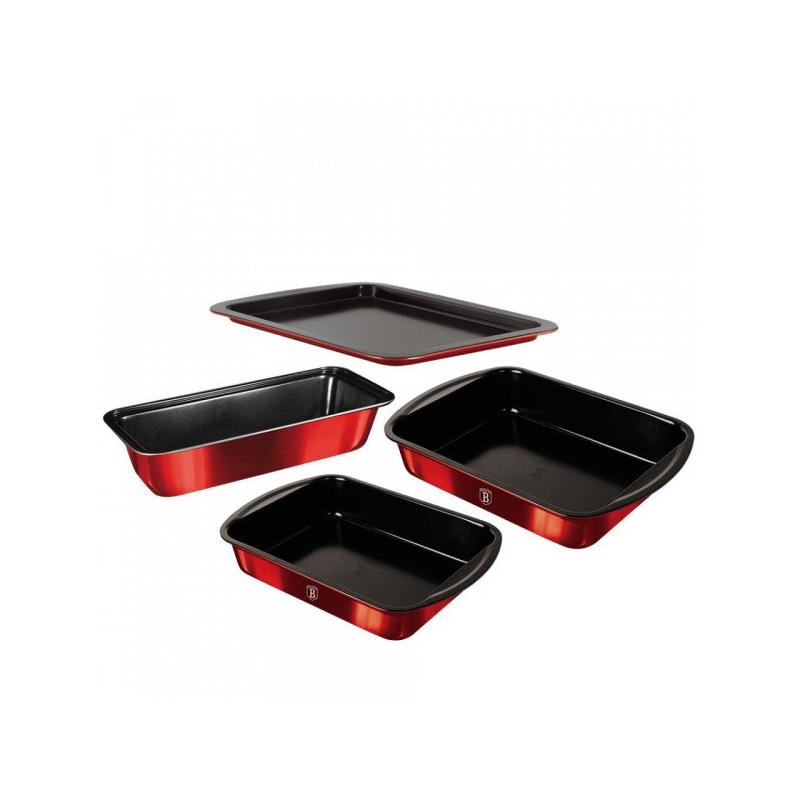 Set tavi pentru copt 4 piese Burgundy Berlinger Haus BH 7620