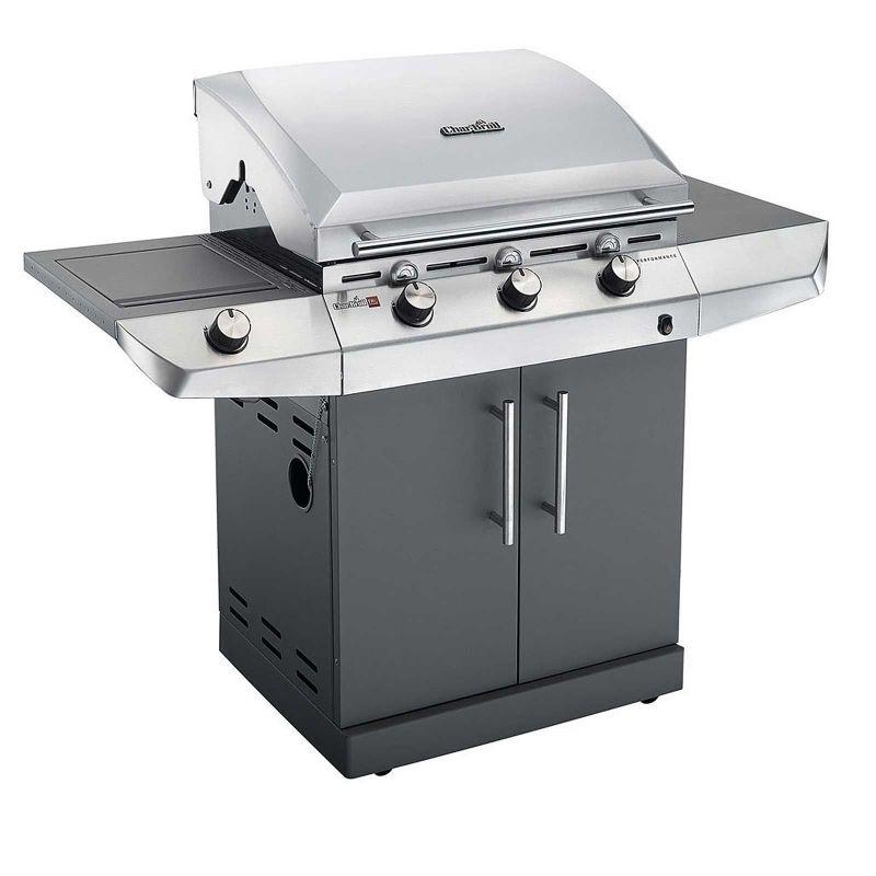 Gratar pe gaz cu 3 arzatoare din inox, TRU-Infrared, gratare din fonta, Char-Broil Performance T36G 140674