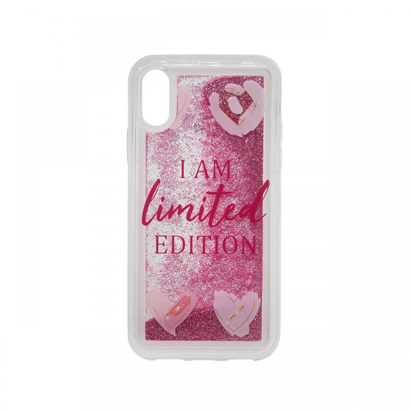 Husa iPhone XS / X Lemontti Liquid Sand I Am Limited Edition