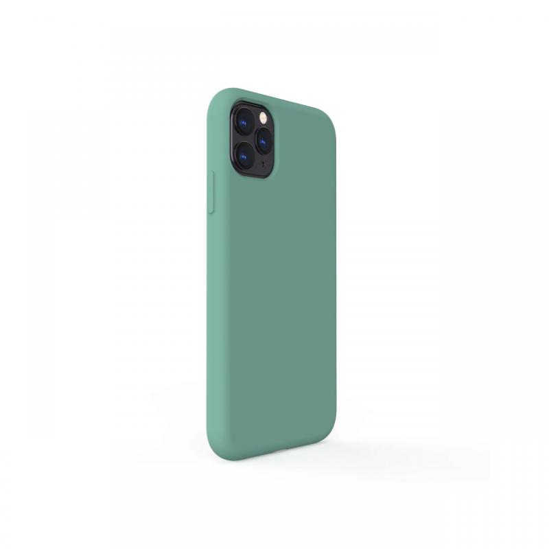 Husa iPhone 11 Pro Max Lemontti Liquid Silicon Forest Green