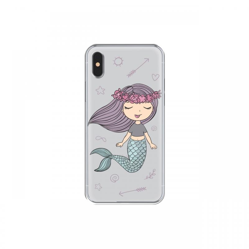 the little mermaid 2018 online subtitrat in romana Husa iPhone XS / X Lemontti Silicon Art Little Mermaid