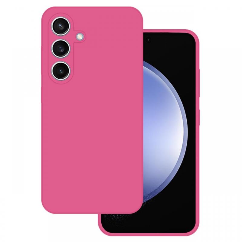 Lemontti Husa Silicon Premium Samsung Galaxy A15 / A15 5G Fuchsia