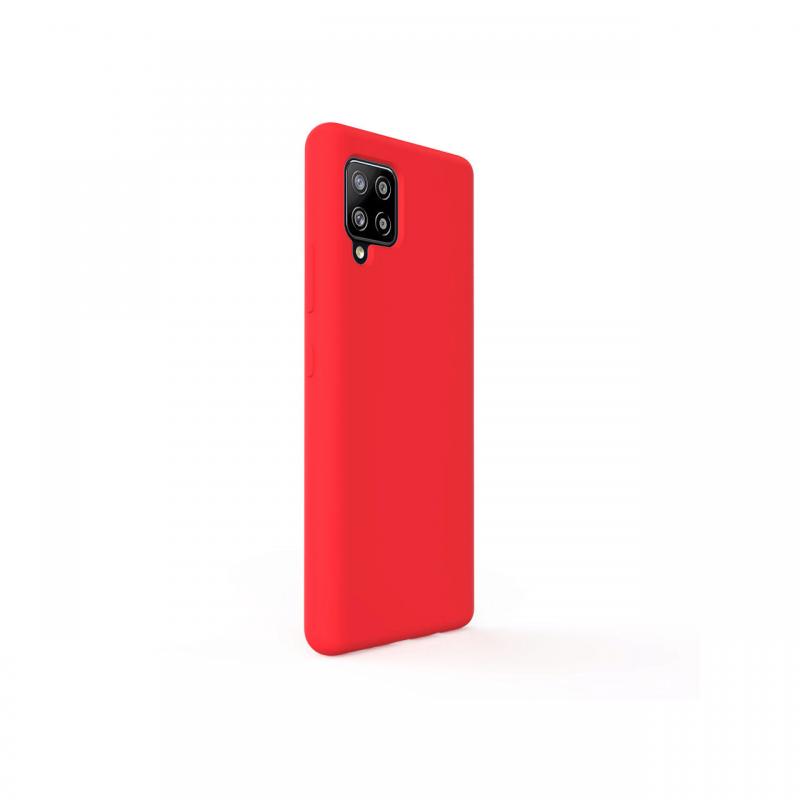 Husa Samsung Galaxy A42 5G Lemontti Liquid Silicon Red