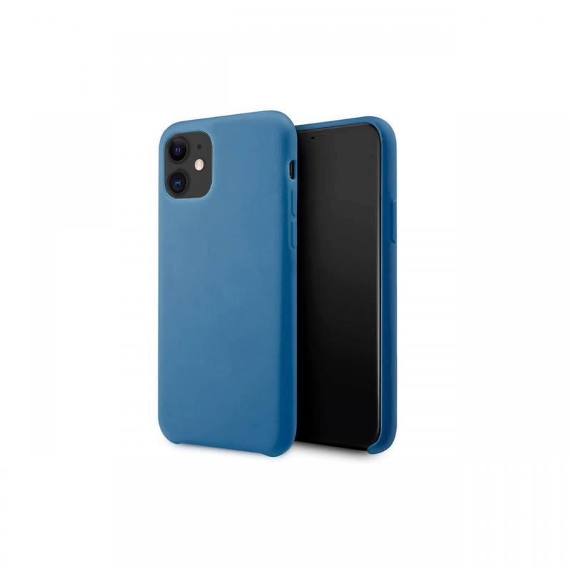 Husa iPhone 12 Mini Lemontti Silicone Lite Albastru