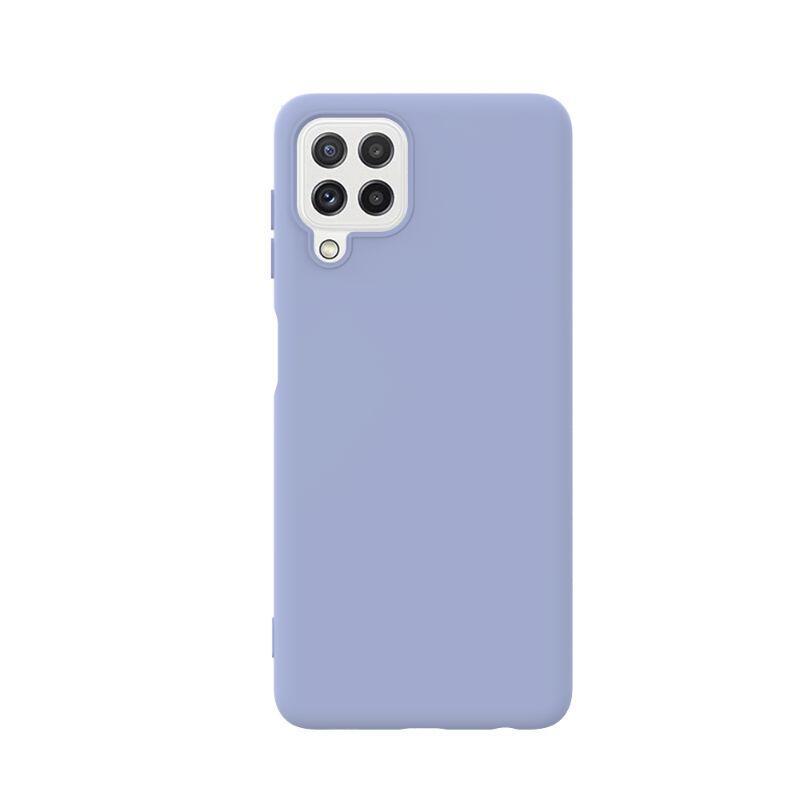 Husa Samsung Galaxy A22 4G Lemontti Silicon Soft Slim Lavender Gray