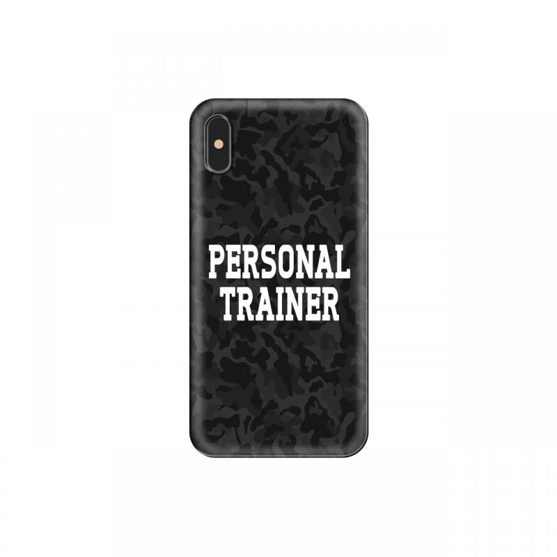 Husa iPhone XS / X Lemontti Silicon Art Personal Trainer