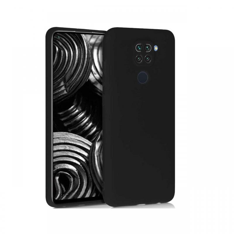 Husa Xiaomi Redmi Note 9 Lemontti Silicon Silky Negru