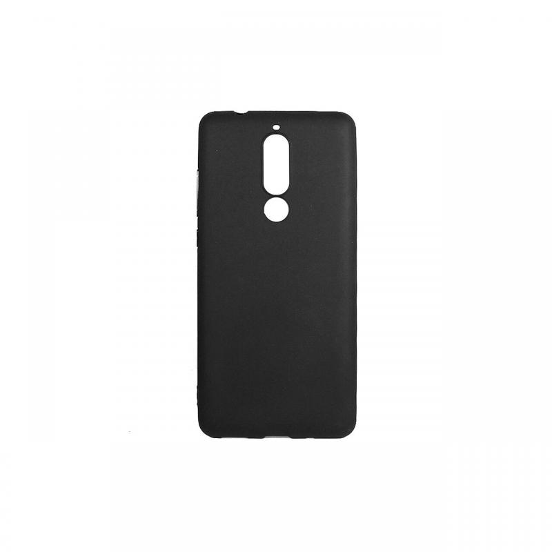 Husa Nokia 5.1 (Nokia 5 2018) Lemontti Silicon Silky Negru